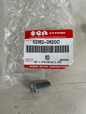 1x NEW Genuine Suzuki Bolt 02162-0620C
