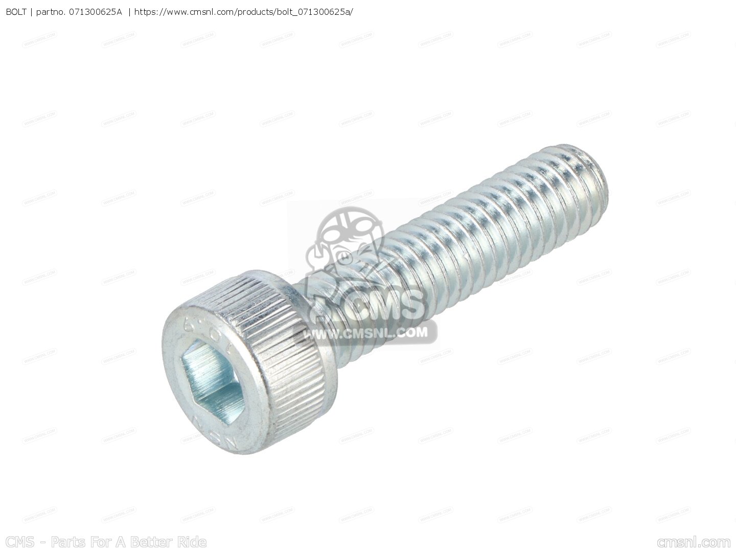 1x NEW Genuine Suzuki Bolt 07130-0625A Multiple fitments