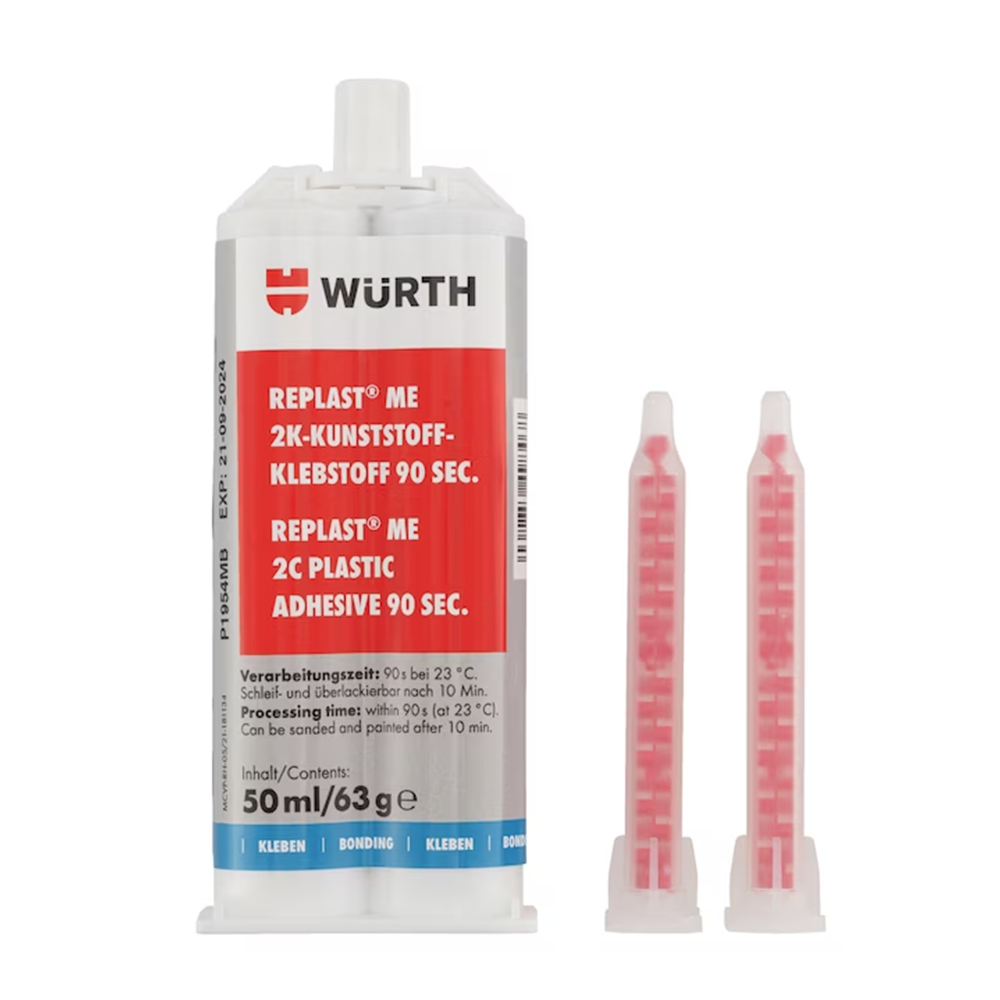 NEW Genuine WURTH REPLAST Easy Plastics Adhesive Fast 08935003