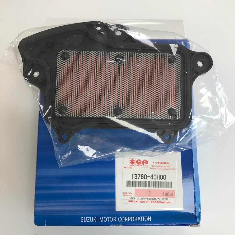 NEW Genuine Suzuki Motorcycle Air Filter 13780-40H00