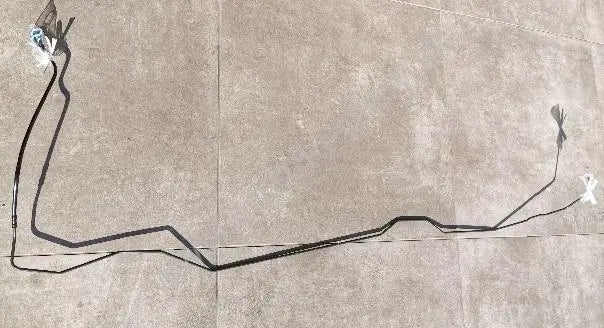 2x NEW Genuine Suzuki JIMNY 1.3 Petrol Fuel Feed & Return Pipes Metal