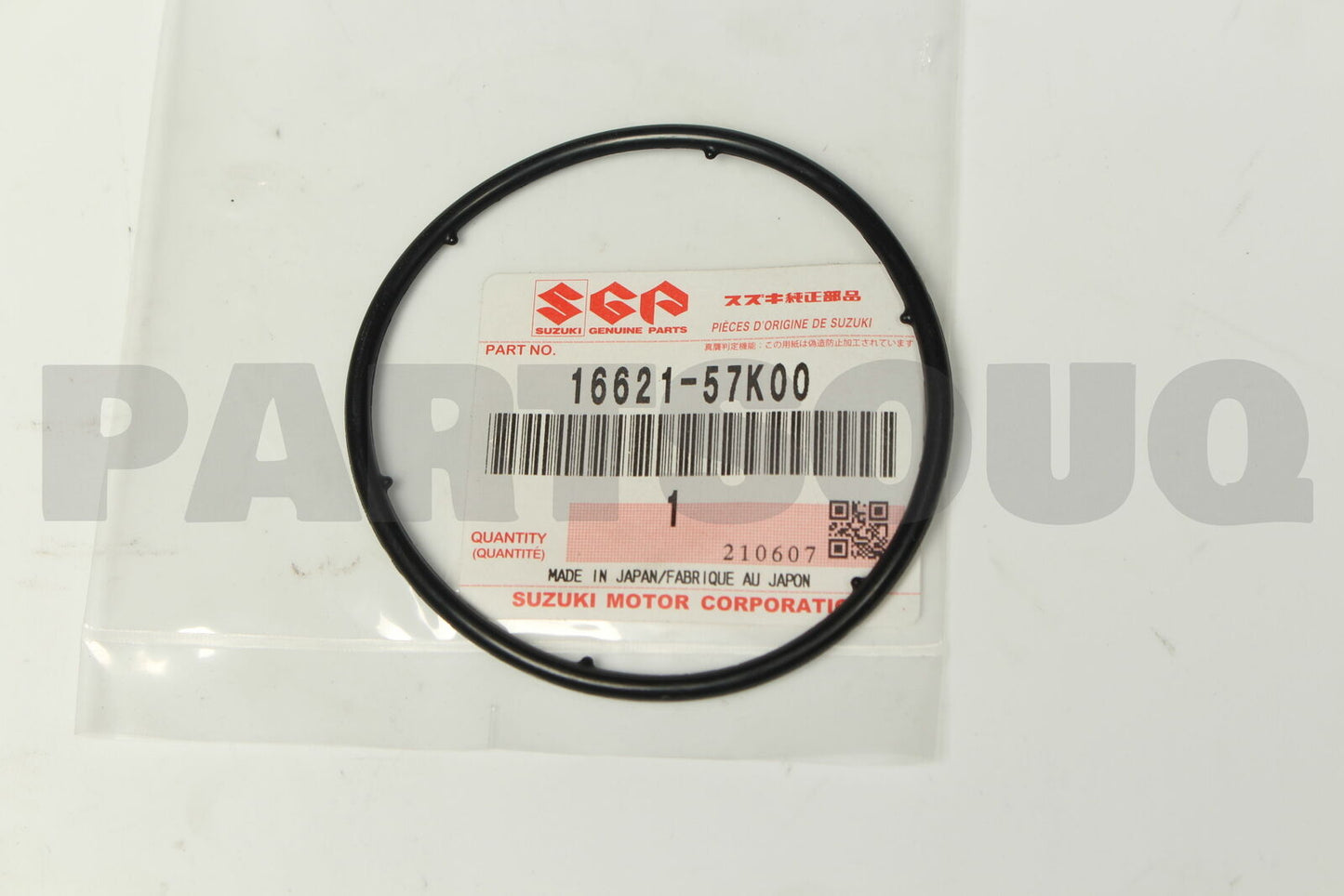 NEW Genuine Suzuki Oil Filter Housing Seal Ring 16621-57K00