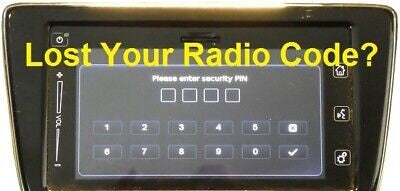 Suzuki RADIO CODE SERVICE for Locked Units