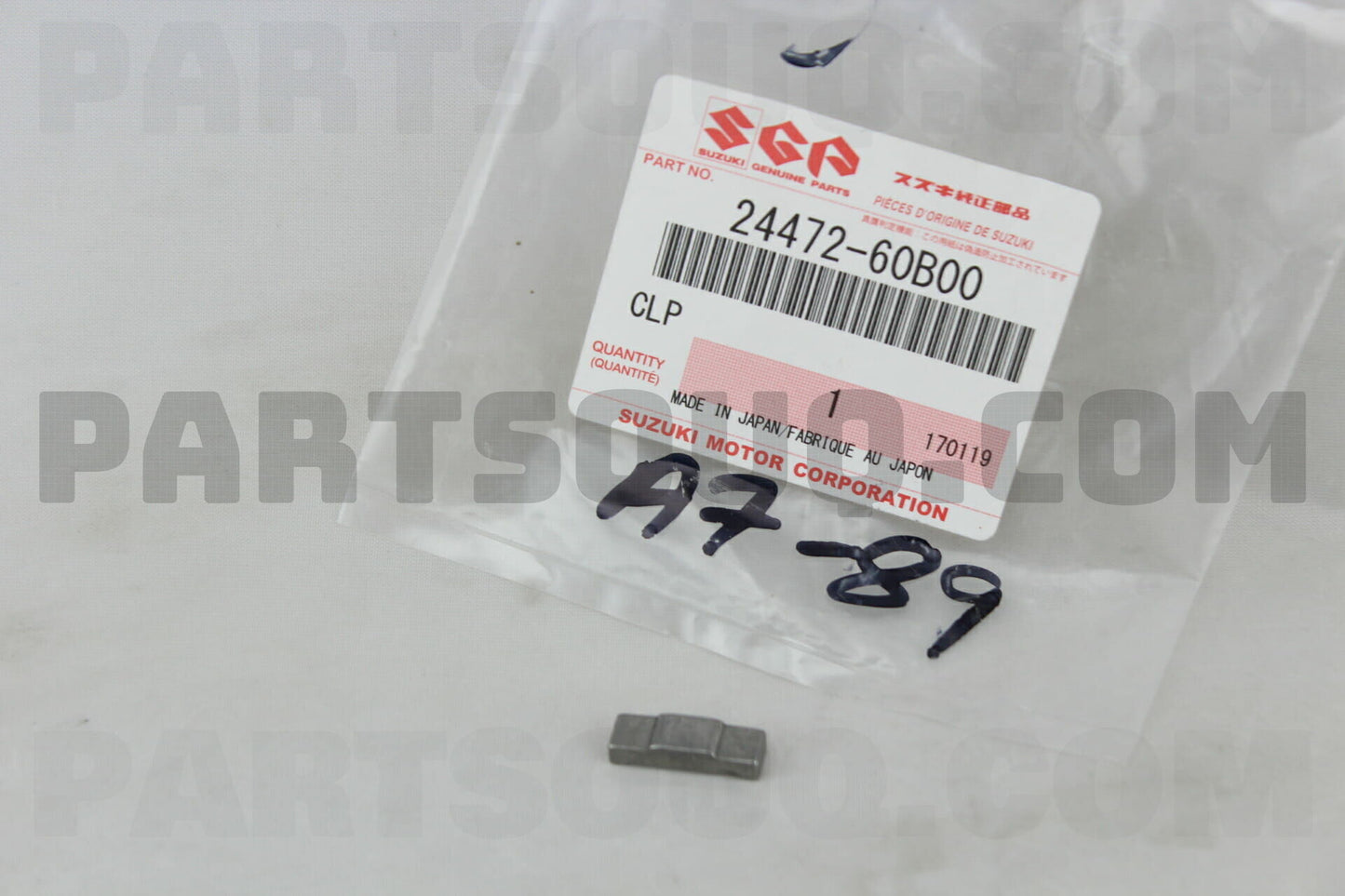 NEW GENUINE Suzuki Gearbox Sync Hub KEY 24472-60B00