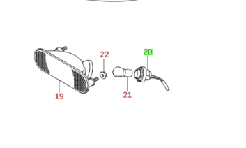 NEW Genuine Suzuki SWIFT REAR Fog Light Wiring Harness Bulb Holder 36578-70L00