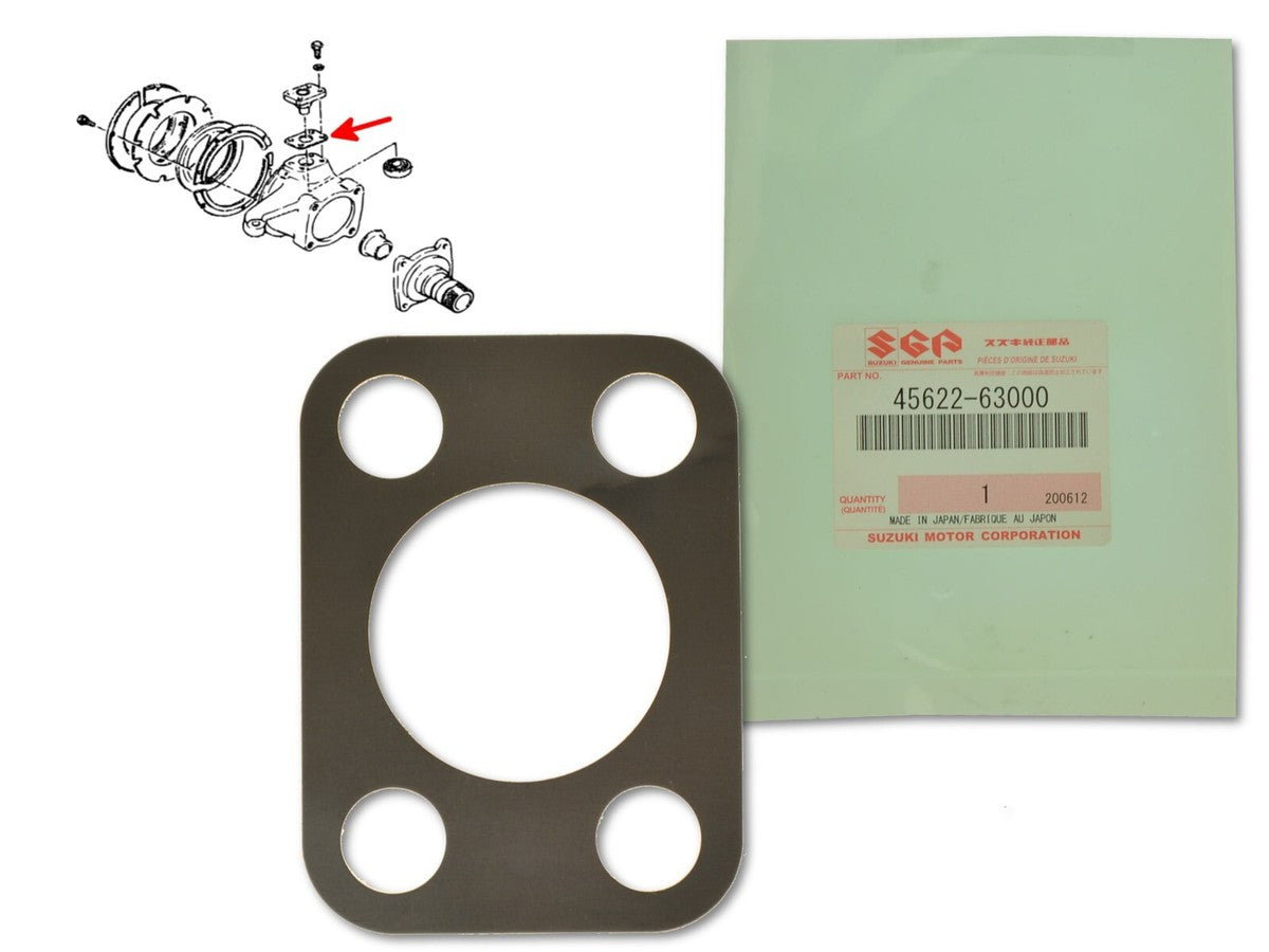 1x NEW Genuine Suzuki SJ SAMURAI SHIM for Kingpin Wheel Hub 0.1mm 45622-63000