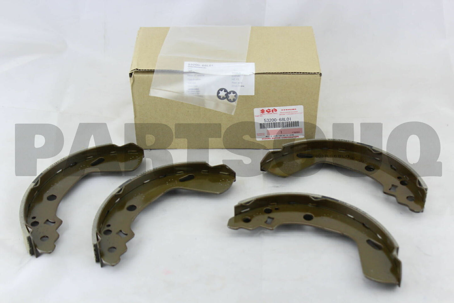 NEW Genuine Suzuki SWIFT 1.2 2011-2017 Rear Brake Shoe Kit Set 53200-68L01