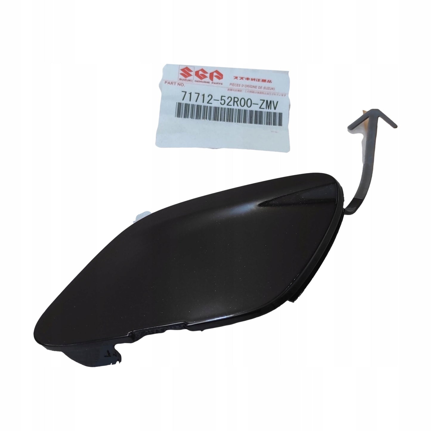 NEW Genuine Suzuki SWIFT 2017 ON Tow Eye Cover Clip Cap PAINTED Black 71712-52R00-ZMV