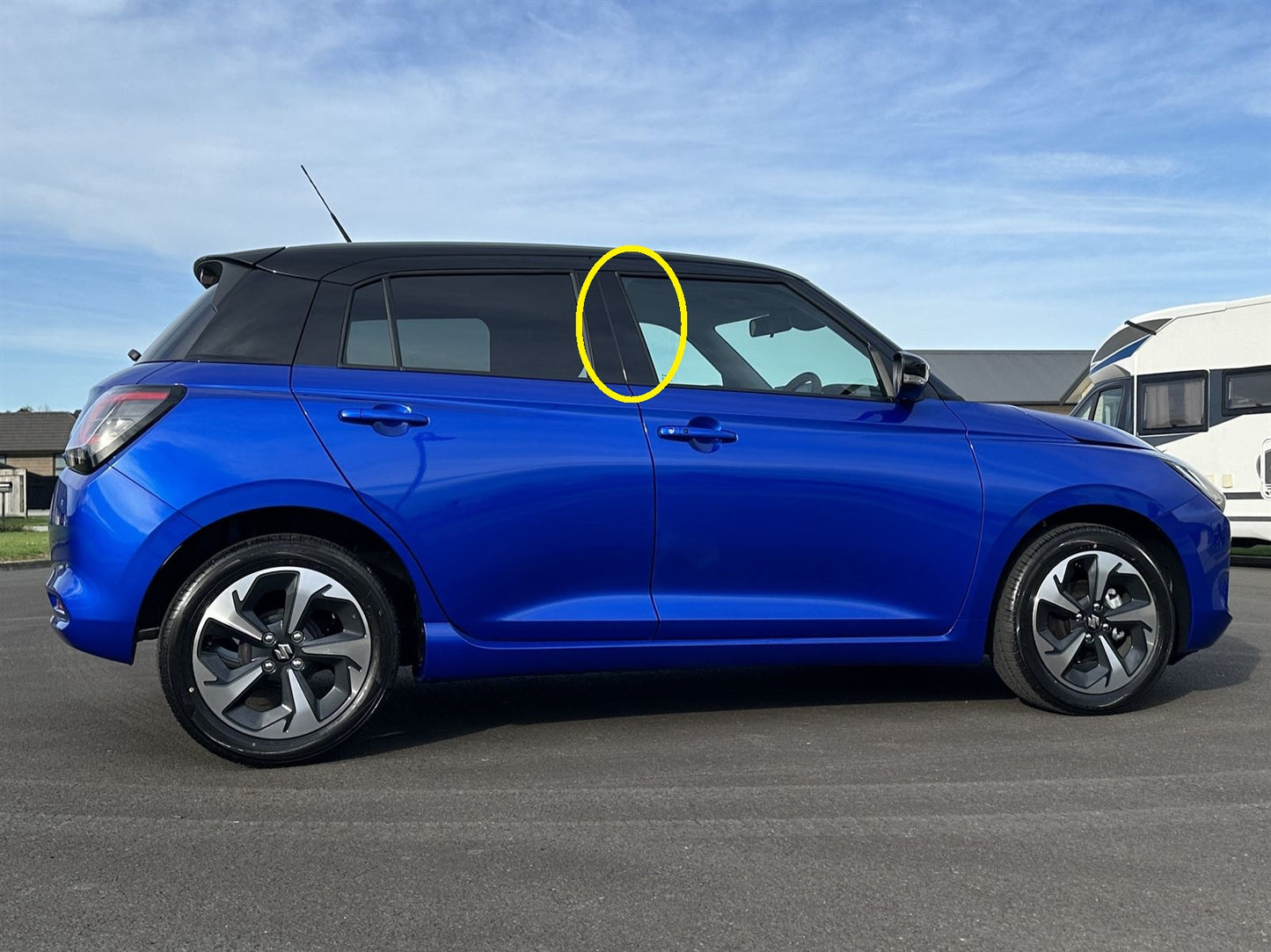 NEW Genuine Suzuki SWIFT 2024-On TAPE FRONT DOOR STICKER Black 83923-69T00-0CE