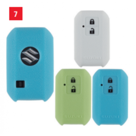 NEW Genuine Suzuki Glow in the Dark Key Cover Protector Silicone Blue 99000-79N12-378