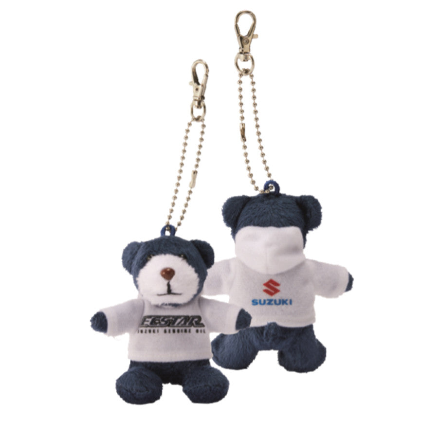 NEW Genuine Suzuki ECSTAR Oil TEDDY BEAR Keyring Blue 99000-79NK0-004