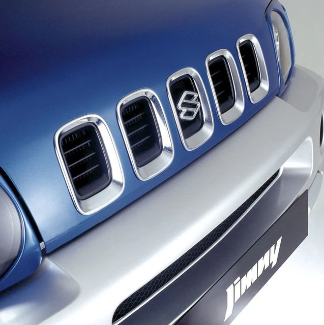 NEW Genuine Suzuki JIMNY Front Chrome 5pc Grill Grille Inserts 99000-990YB-726