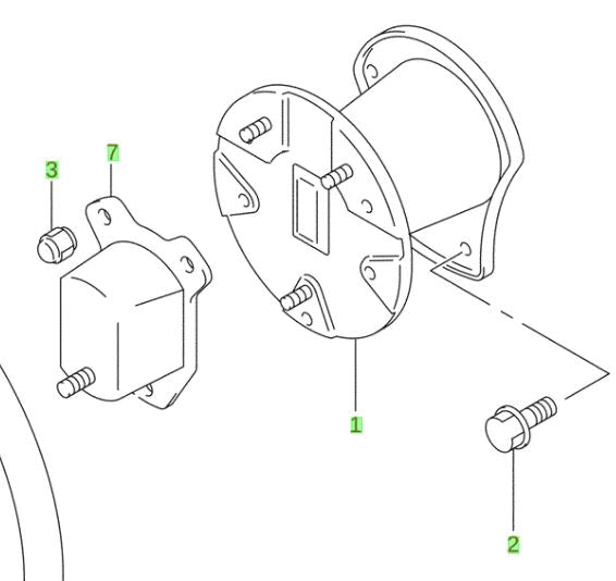 NEW Genuine Suzuki JIMNY Spare Wheel Mounting Bracket Kit