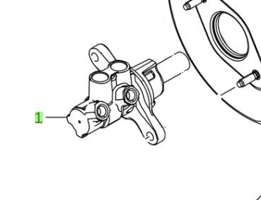 NEW Genuine Suzuki SWIFT 2011-16 Brake Master Cylinder 51100-68L51