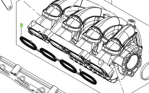 NEW Genuine Suzuki SWIFT 1.2 2011-2016 Intake Manifold Gasket RUBBER 13118-69L00