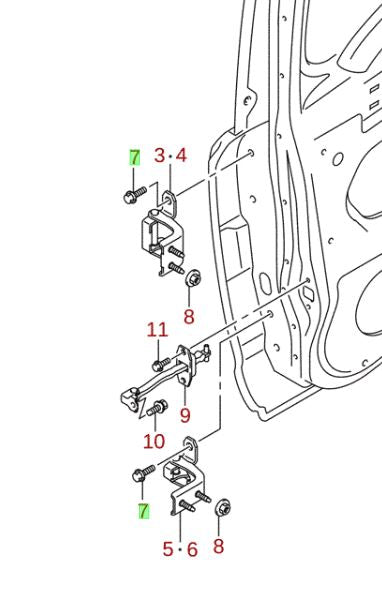 1x NEW Genuine Suzuki Bolt 09103M08557