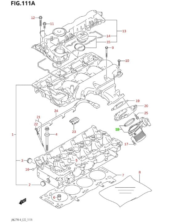 NEW Genuine Suzuki GV Grand Vitara XL-7 AIR GUIDE Assembly 13969-67G10