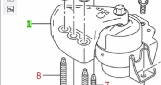 NEW Genuine Suzuki SWIFT SPORT 1.4 2017-On Front Right ENGINE MOUNT 11610-81S00