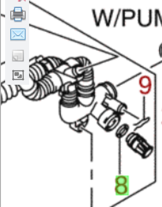 NEW Genuine Suzuki SX4 COOLING WATER O-RING 13651-67G11