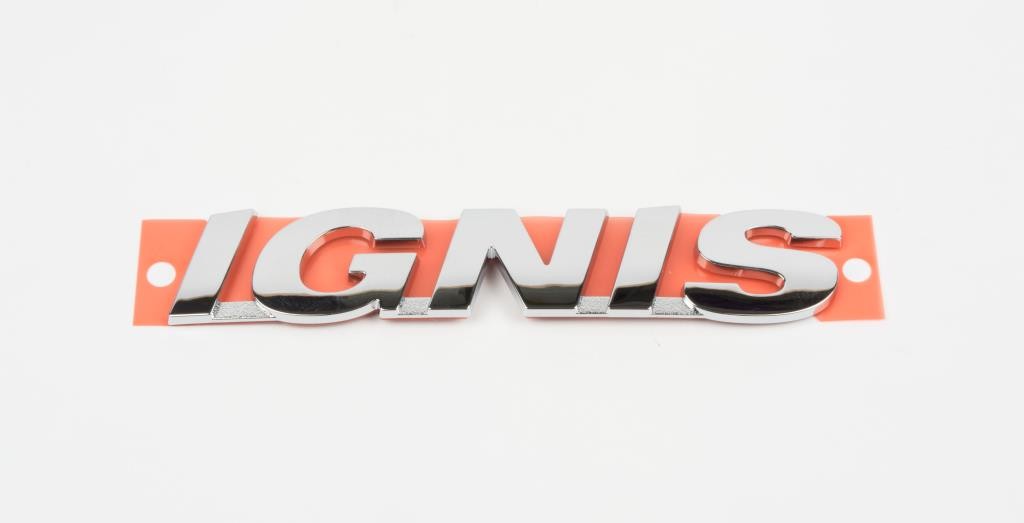 NEW Genuine Suzuki IGNIS 2015-On Tailgate Boot BADGE Chrome EMBLEM 77860-80G40-0PG