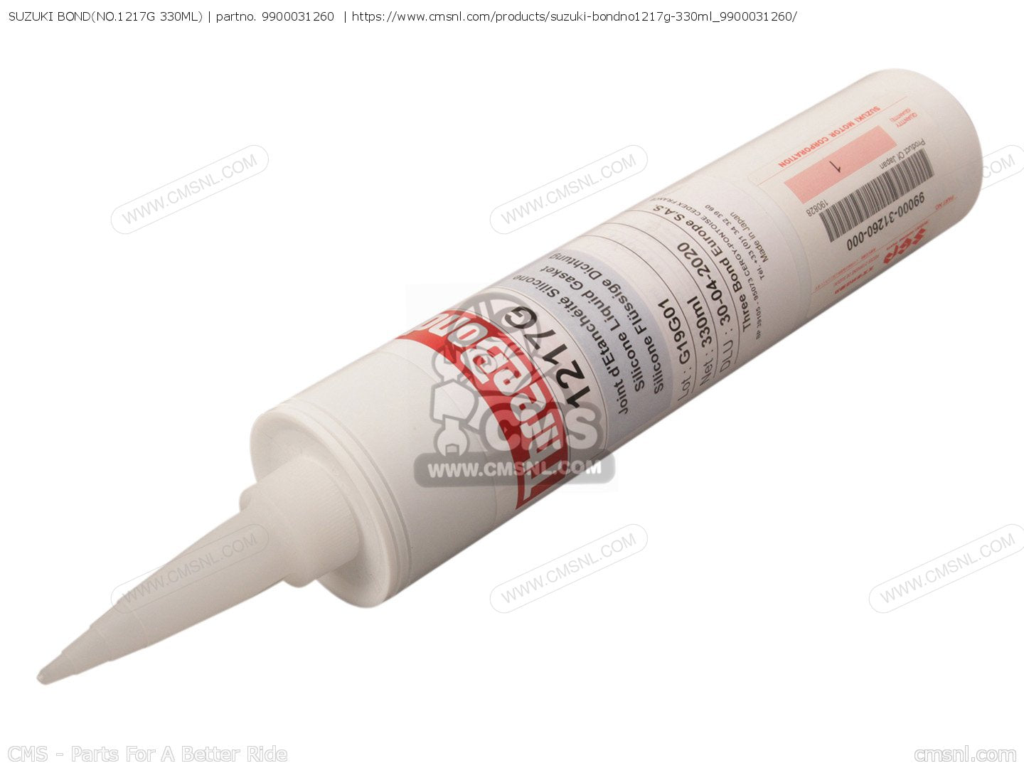 NEW Genuine Suzuki BOND 1217G Liquid Gasket 99000-31260