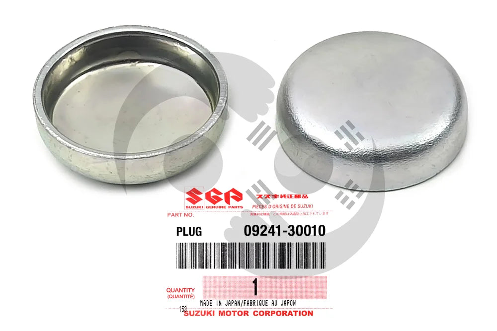 2x NEW Genuine Suzuki JIMNY Engine Block Core Plugs 30mm 09241-30010