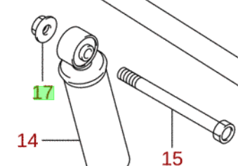 1x NEW Genuine Suzuki ALTO 2009-2014 Rear Top Shocker Bolt & Nut