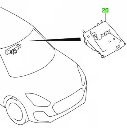 NEW Genuine Suzuki SWIFT SPORT 1.4 Front CAMERA CONTROLLER 33990-80SC0
