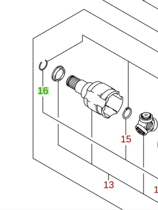 NEW Genuine Suzuki SWIFT 2011-2016 Driveshaft Gearbox SNAP RING 44112-58JA0