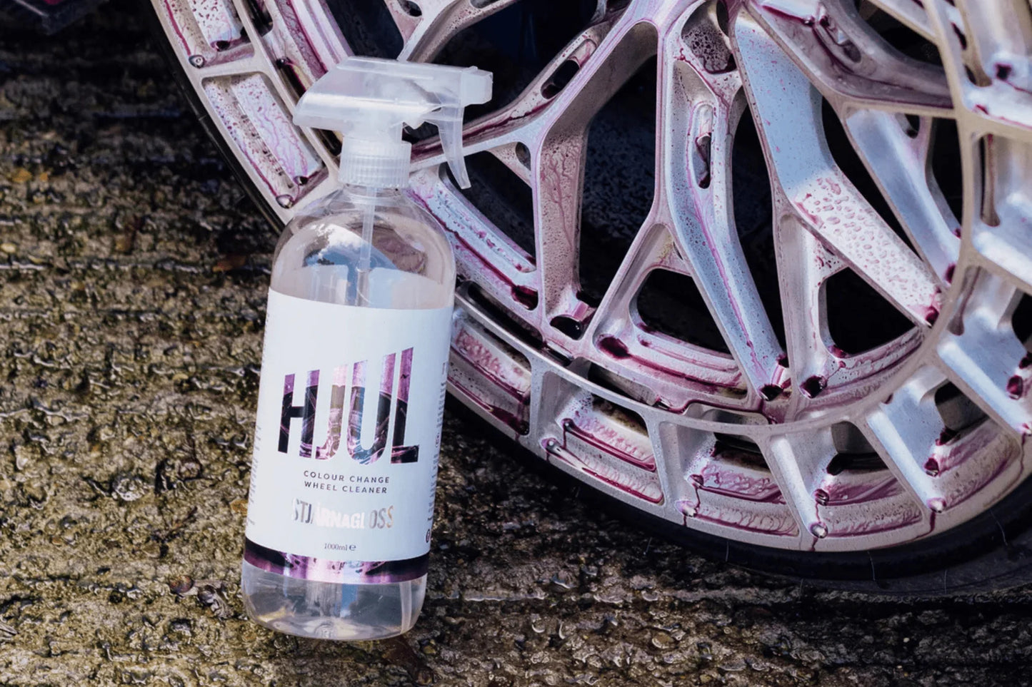 NEW Stjarnagloss HJUL 1L Colour Change Alloy Wheel Cleaner