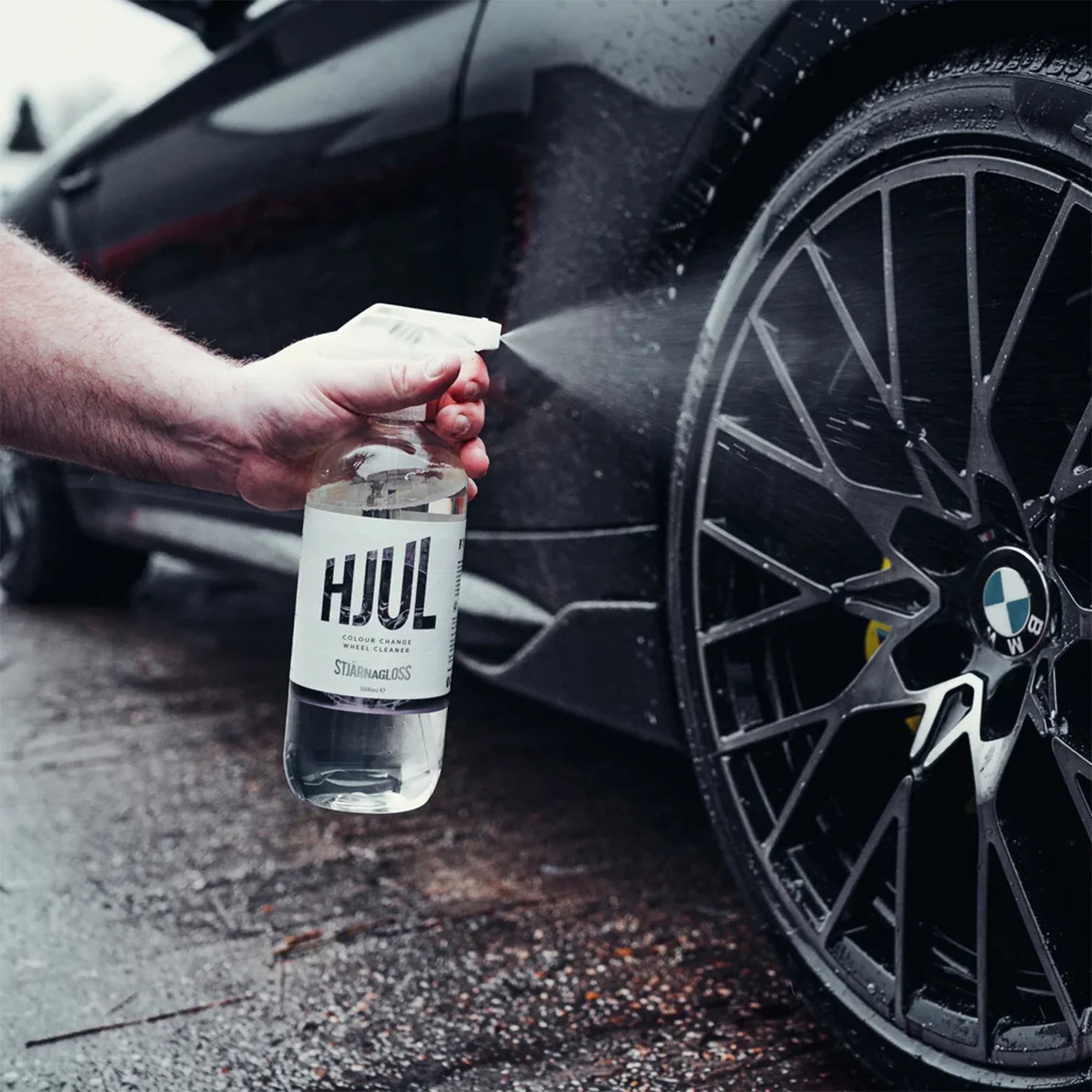 NEW Stjarnagloss HJUL 1L Colour Change Alloy Wheel Cleaner