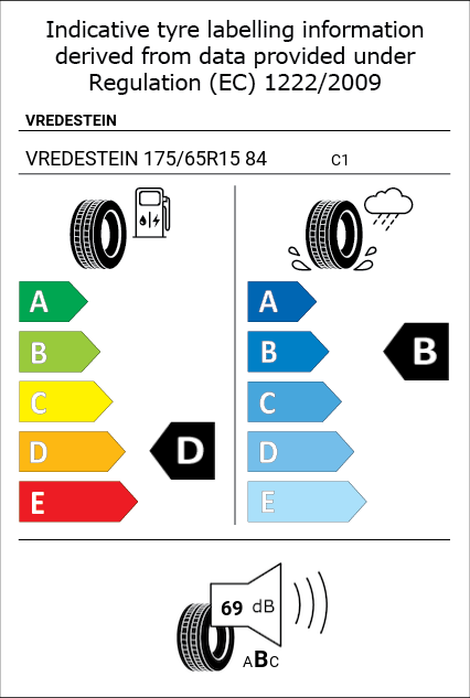 1x NEW Suzuki IGNIS WINTER Vredestein Tyre 175/65 R15 84T