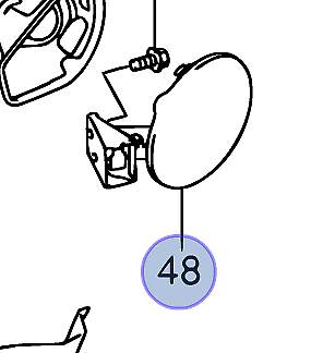 NEW Genuine Suzuki Swift 2005-2010 FUEL LID OPENER DOOR with Hinge 64850-63J11