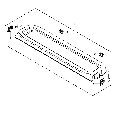 NEW Genuine Suzuki SWIFT 2010-12 Parcel Shelf Luggage Cover Boot 88910-68L00-R3F