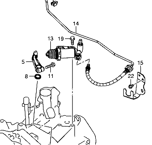 NEW Genuine Suzuki SWIFT Clutch Slave Cylinder External 2011-2017 23820-68L00