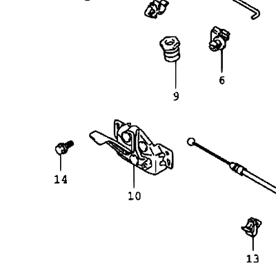 NEW Genuine Suzuki CARRY VAN BONNET CATCH LATCH 82110-76AA0