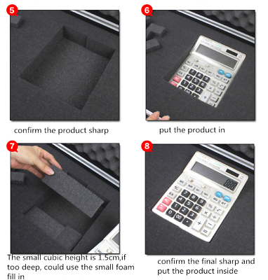 NEW 1.5cm Cubed PICK & PLUCK Storage Foam Tray Insert 38x33x6.5cm 380x330x65