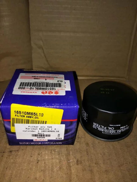 NEW Genuine Suzuki BALENO 1.2 Car Oil Filter 16510M65L10 FREE WASHER