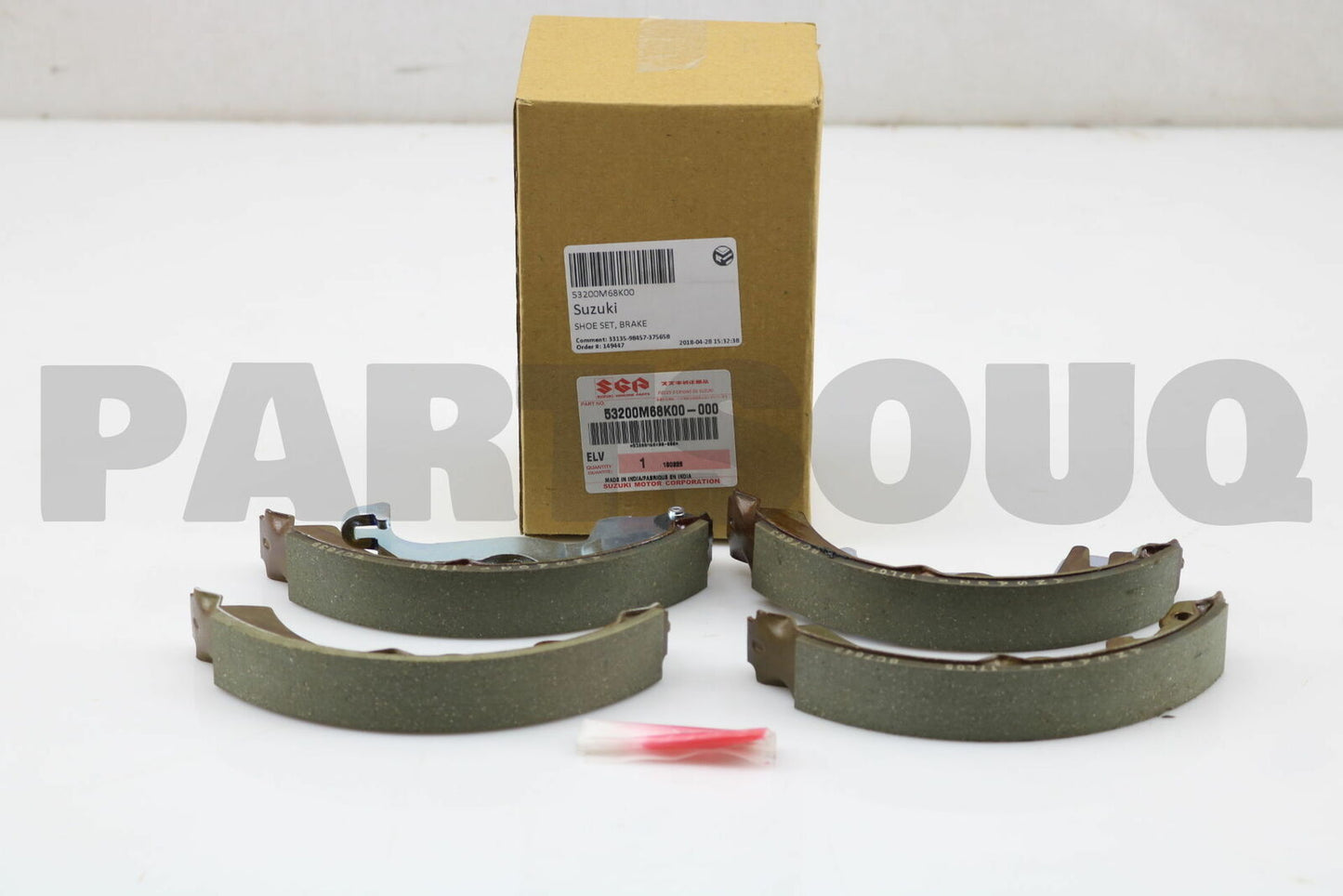 NEW Genuine Suzuki ALTO Rear Brake Shoe Kit Set 53200M68K00