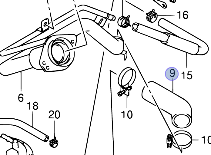NEW Genuine Suzuki GV GRAND VITARA 2007-2014 Fuel Filler RUBBER Pipe 89241-65J00