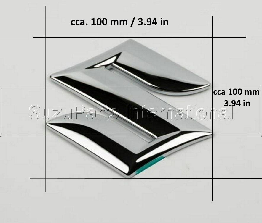 NEW Genuine Suzuki SWIFT 2018 Front Grille Chrome S Badge Emblem 77811-54GC0-0PG
