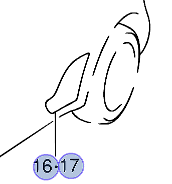 NEW Genuine Suzuki SWIFT 05-11 LH Near S Clear Vinyl Sticker Rear Quarter 3 DOOR