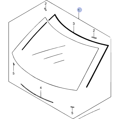 NEW Genuine Suzuki SWIFT 2011-2017 WINDSHIELD WINDSCREEN GLASS + MOULDING 84510-68L10