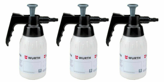 3x NEW Genuine WURTH Brake Cleaner 1L PUMP SPRAY BOTTLE DISPENSER 0891503001