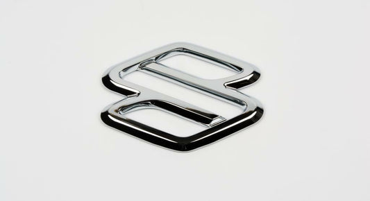 NEW Genuine Suzuki SWIFT ALTO Front Grille Chrome S Badge Emblem 77811-75F01-0PG