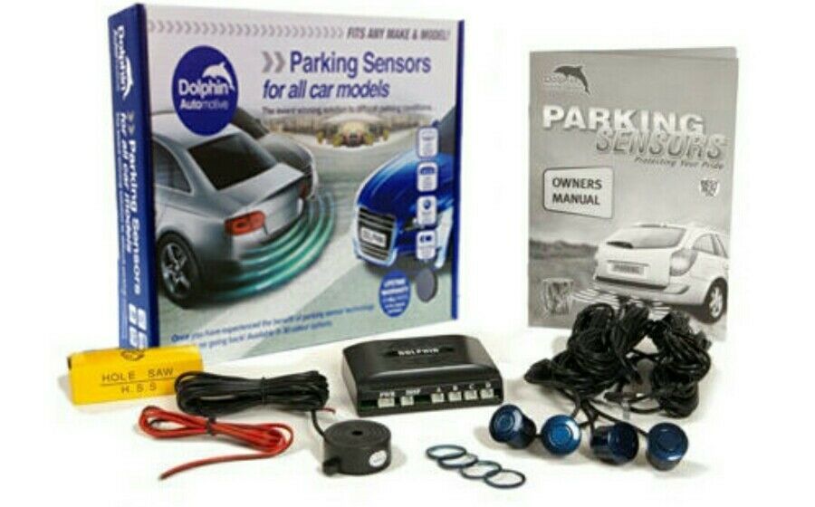 Brand New Dolphin Reverse Parking Sensor Kit MATT BLACK - DPS400