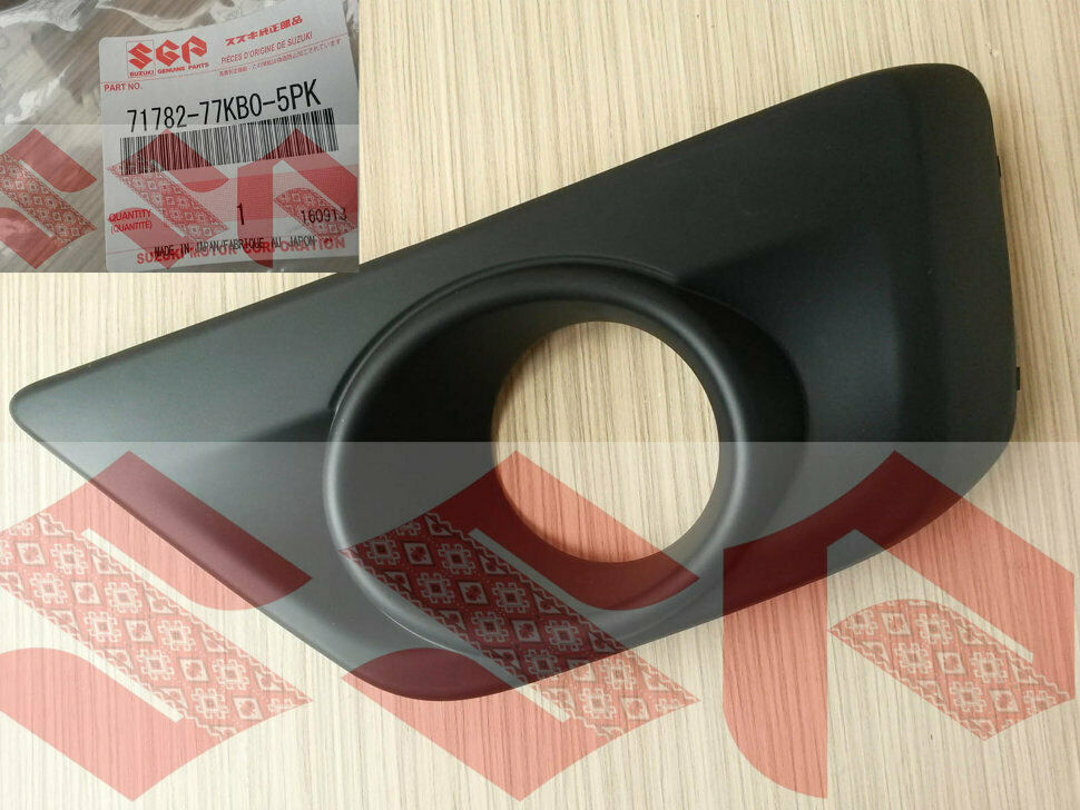 Genuine Suzuki GV GRAND VITARA Front Bumper Fog Light Bezel LEFT 71782-77KB0-5PK