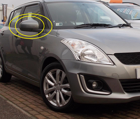 NEW Suzuki SWIFT 2011-16 Wing Mirror Back Cover Cap RIGHT 84718-68L00-ZCD GREY