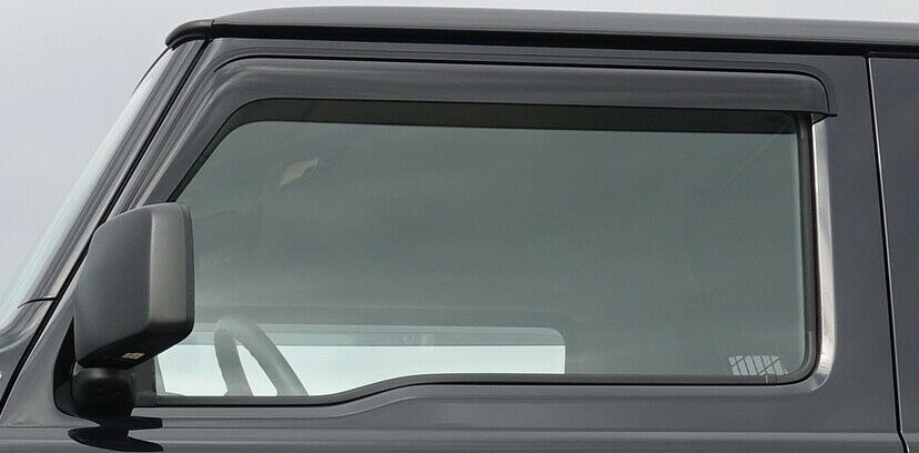 NEW Genuine Suzuki Jimny 2019-ON Front WIND DEFLECTORS Smoke PAIR OF 99120-78R11