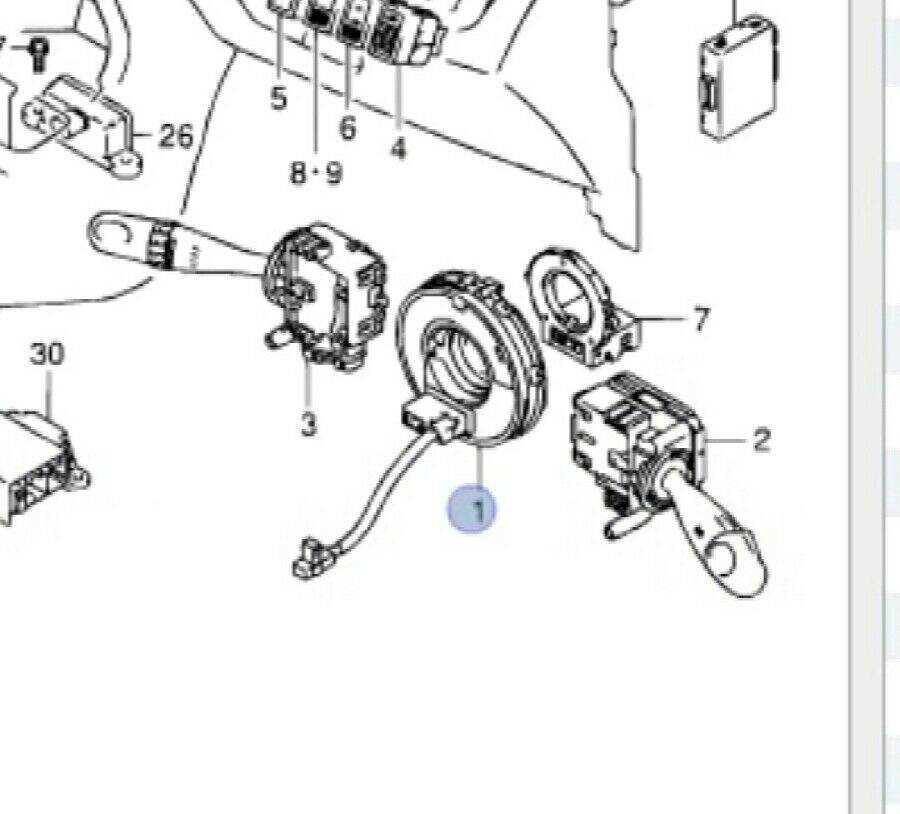 NEW Genuine Suzuki ALTO Rotary Switch Squib Horn Reel 1.0 2009-2016 37480M76MA0